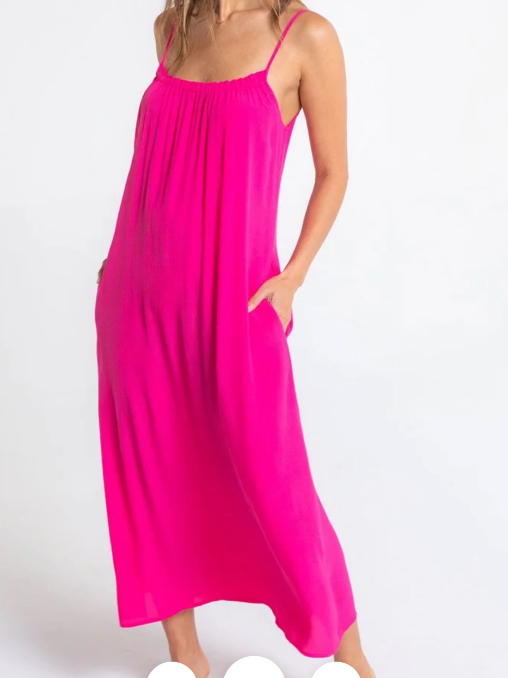 😍POCKETS😍 LOVESTITCH Rain or Shine Maxi Dress NWT